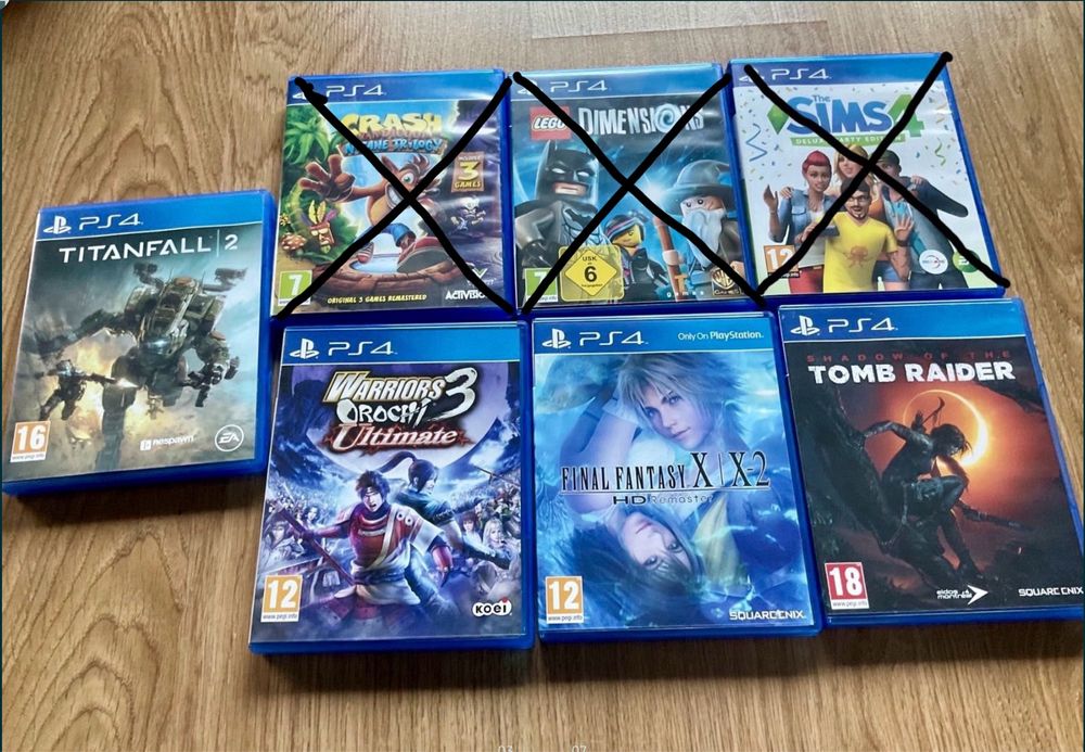 Varios jogos PS4 e PS5