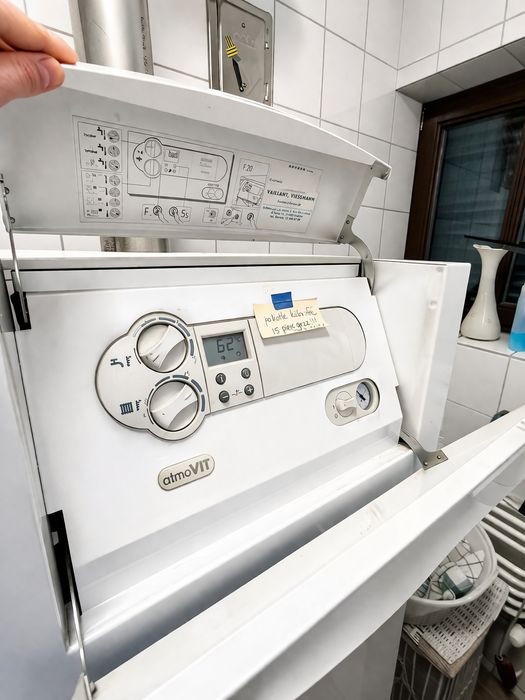 Kocioł piec Vaillant atmoVIT Combi 25 kW + regulator GRATIS – sprawny