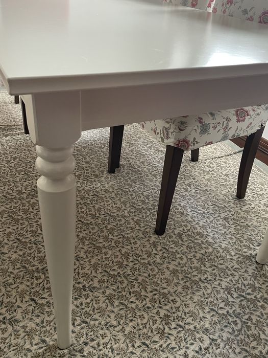 Mesa extensível branco IKEA