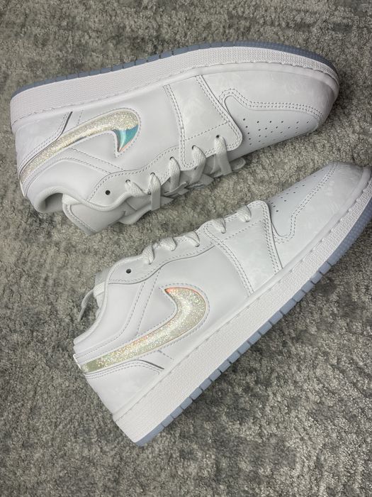 Nike Air Jordan 1 Low Ice Blue Frozen Snow 40 *NOWE*