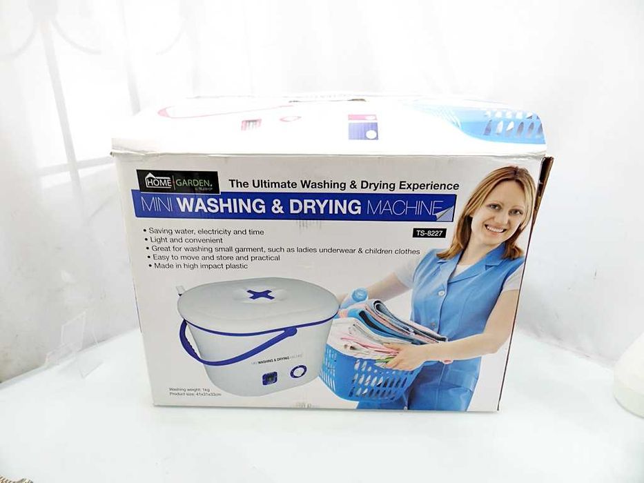 Mini pralka Home&Garden TS-8227 / Przenośna / Turystyczna / 1kg