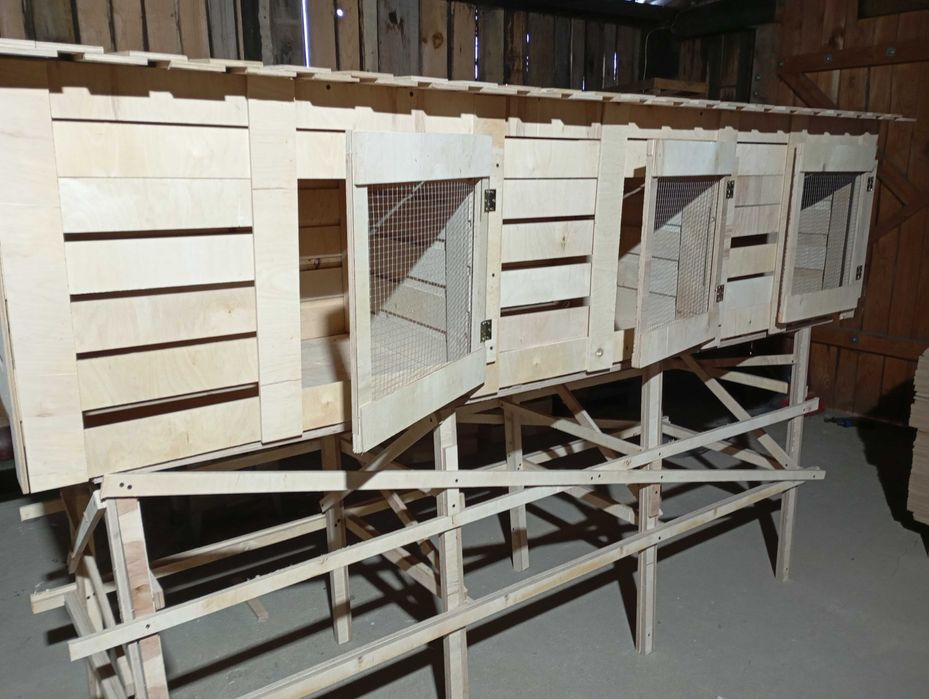 Klatka na kroliki, duża 2700/1750/700