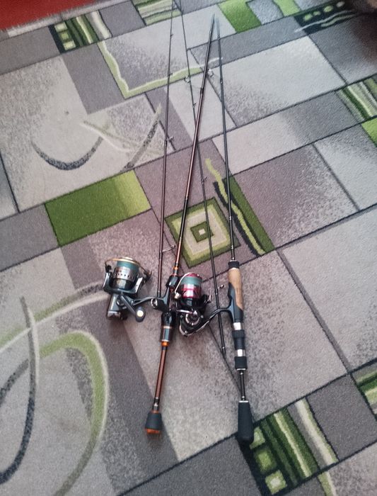 Спінінги пара в заборі нові  slim/warlock. Ecusima 2000vi.ninga lt2000