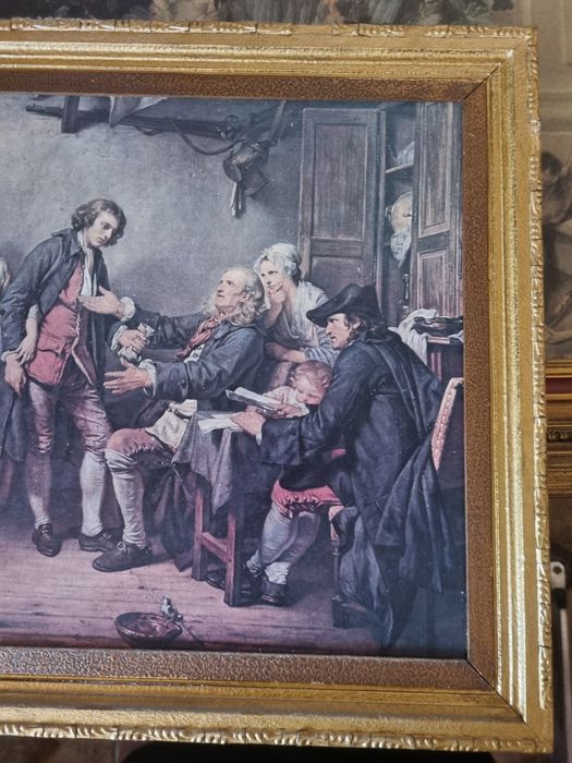 Quadro "L'Accordée de Village"de Jean-Baptiste Greuze