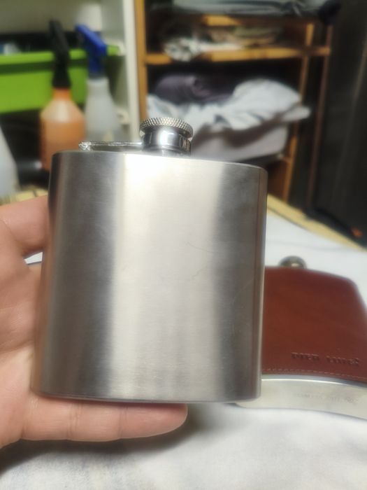 Piersiówka metalowa zestaw 2 szt