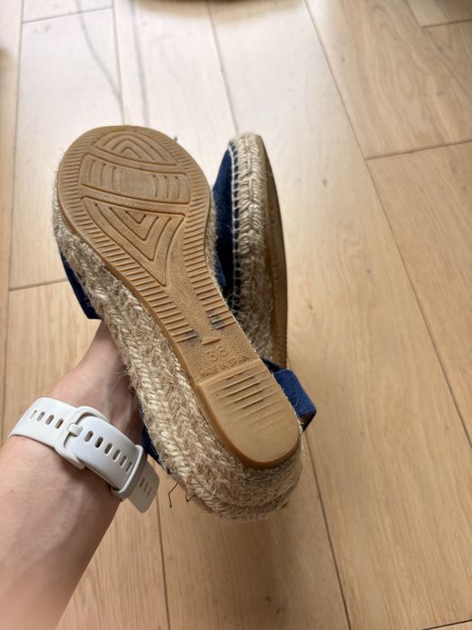Mega wygodne zamszowe espadryle 38 kanna