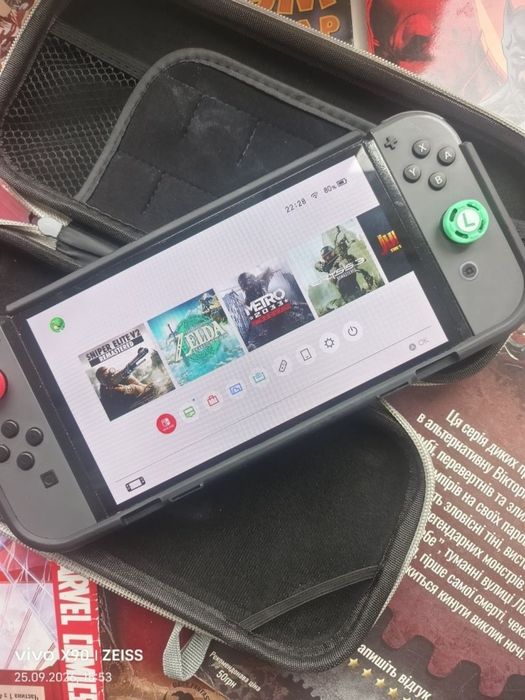 All Games Ультра класна Nintendo Switch OLED 128Gb в гарному стані, Zelda Mario, Відьмак, пишіть