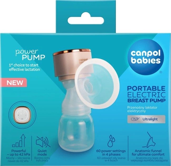 Електричний молоковідсмоктувач б/у Canpol Babies PowerPump 20/107