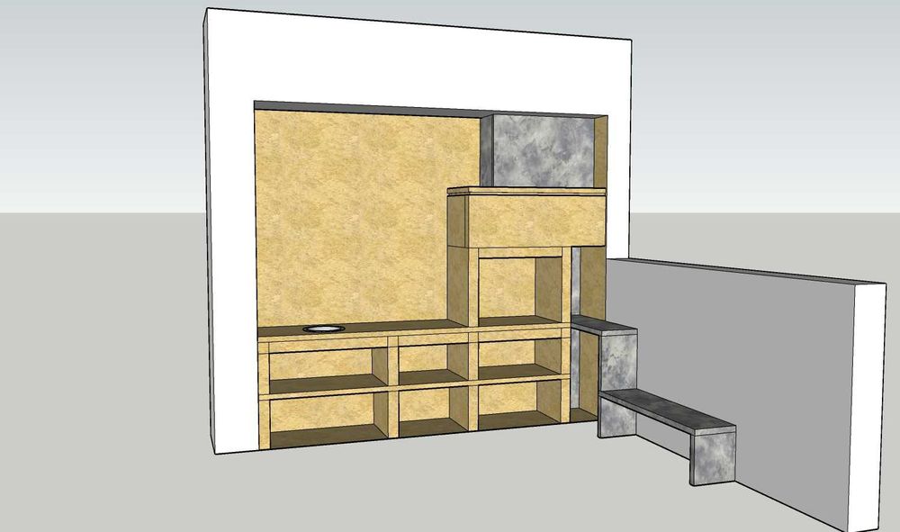 Churrasqueira em granito