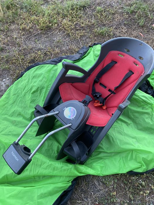 Cadeirinha de Bicicleta HAMAX + Suporte de Quadro (Oferta Capacete KED c/ Luz)