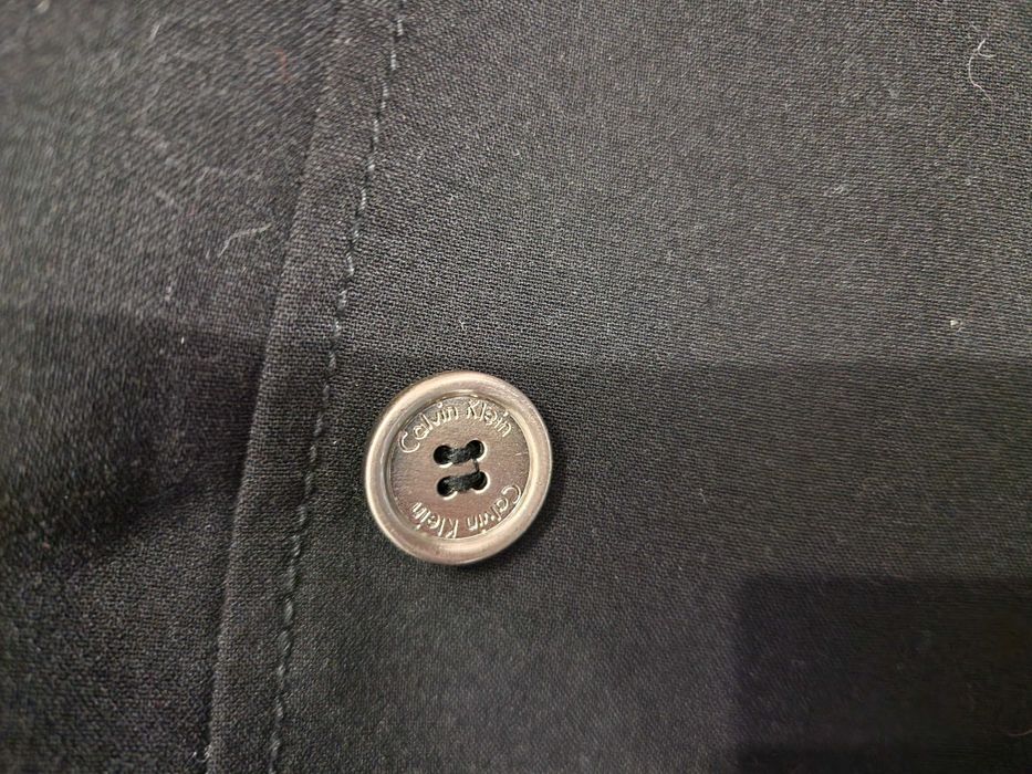 płaszcz calvin klein czarny CIENKI