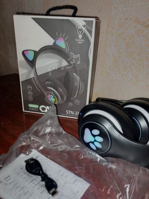 Беспроводные Bluetooth наушники  для детей STN-28