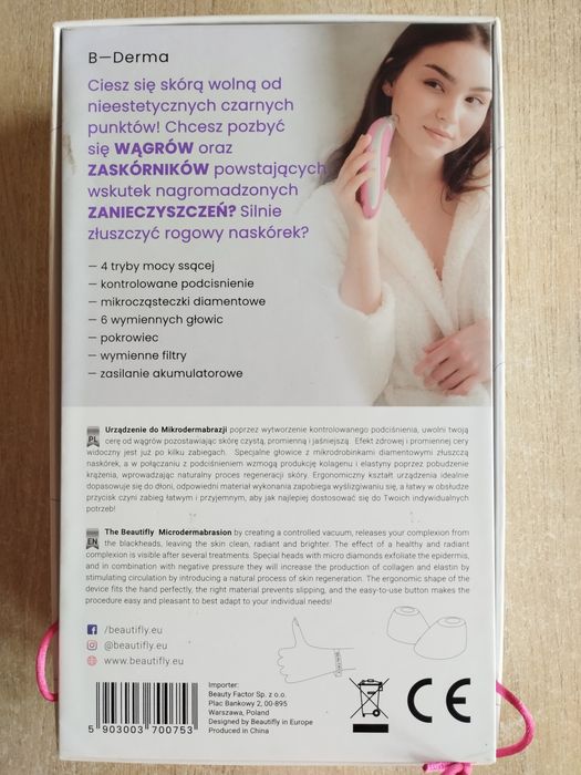 Urządzenie do mikrodermabrazji Beautifly
