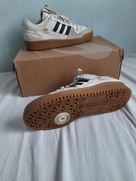 Adidas Originals Forum 84 Low CL – sneakersy low – cloud white / core