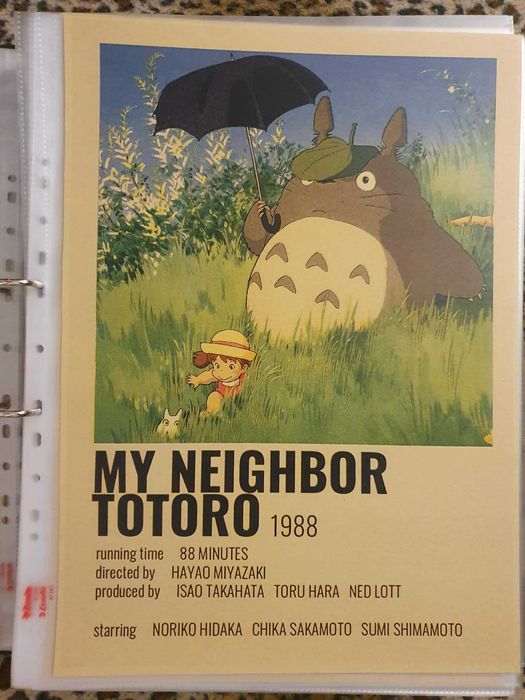 Plakat My Neighbor Totoro A3 30x42 Dekoracja idealny na prezent