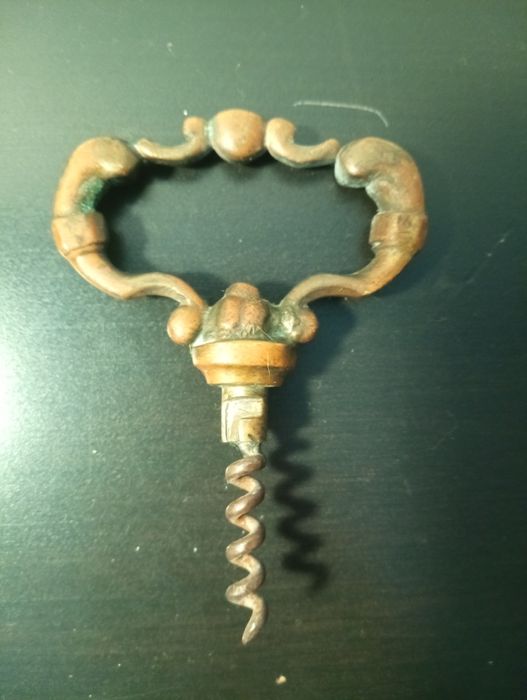 Saca Rolhas	de coleção - em bronze - Muito antigo - vintage 10 cm*