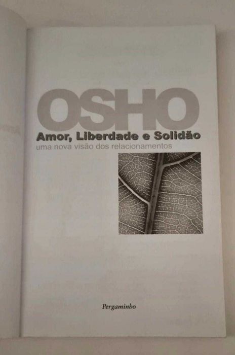 Amor, Liberdade e Solidão - Osho