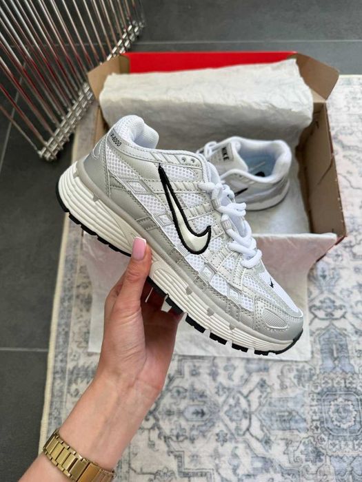 Кросівки Nike P-6000 Silver White | кроси Найк П-6000 сірого кольору текстиль