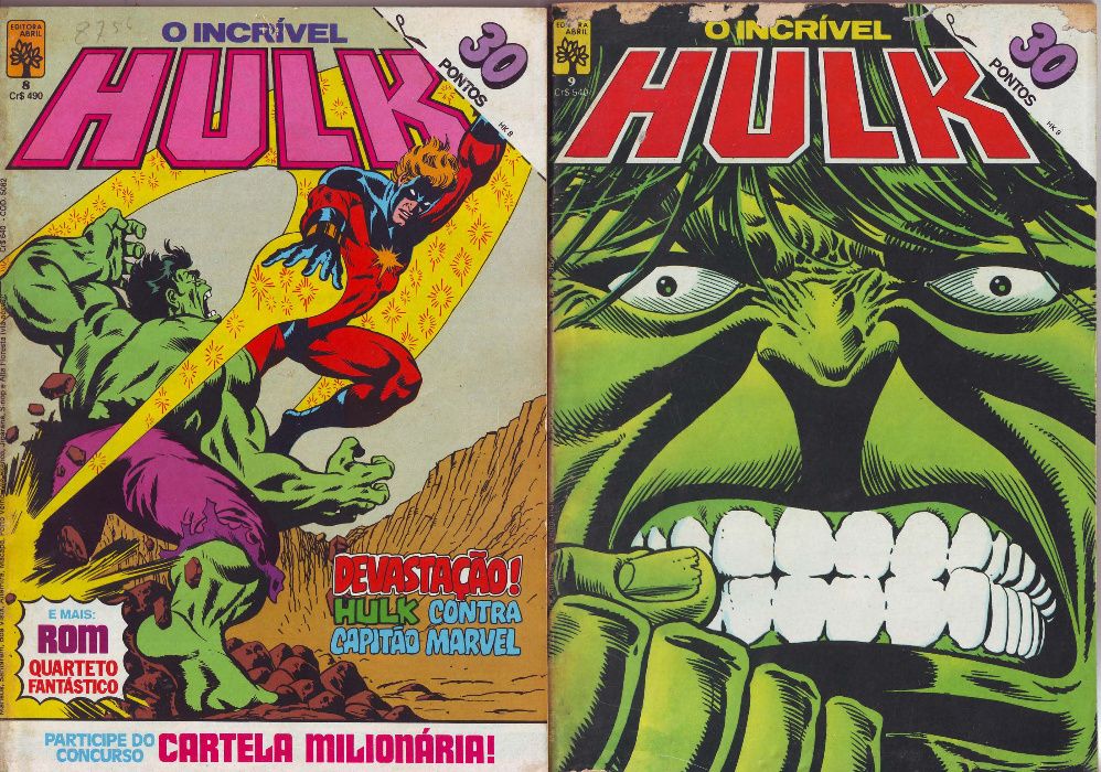 BD Marvel - H U L K - n.º 06 a 50