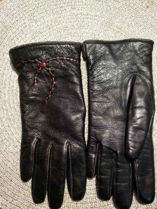 Перчатки кожанные, р.7 и 1/4, из Германии. Новые.