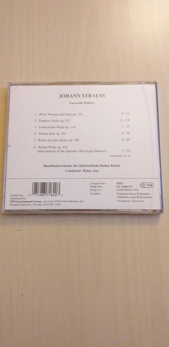 Strauss - Arp - Beliebte Walzer - Das Rundfunkorchester CD(X43)