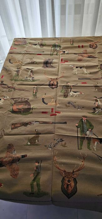 Toalha de Mesa - Motivos de Caça - MADE IN BELGIUM