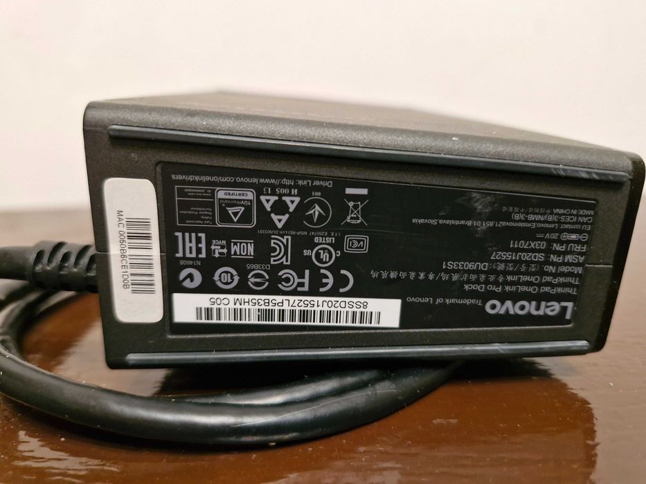 replikator portów Thinkpad one pro dock lenovo stacja dokuj 4X10E52935