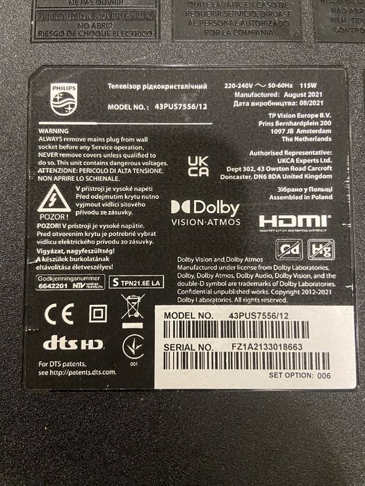 Philips 43PUS7556/12