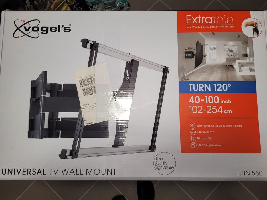 Vogels thin 550 uchwyt TV Premium do 100" i 75kg NEW