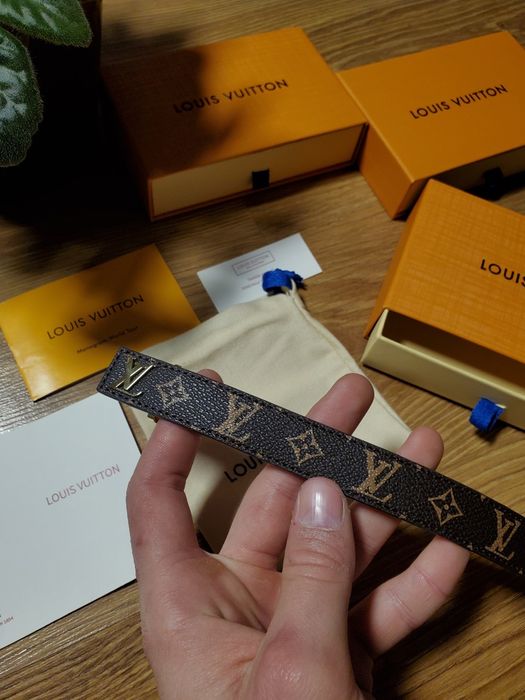 Браслет Louis Vuitton slim/браслет луї вітон/слім/lv / alyx / лакост