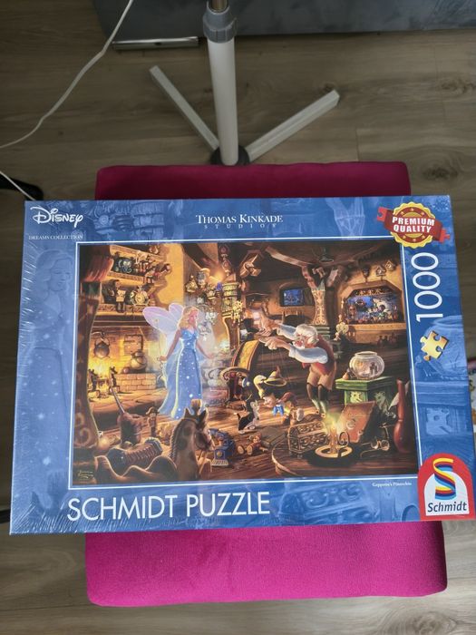 Nowe puzzle Kinkade Schmidt puzzle Pinokio