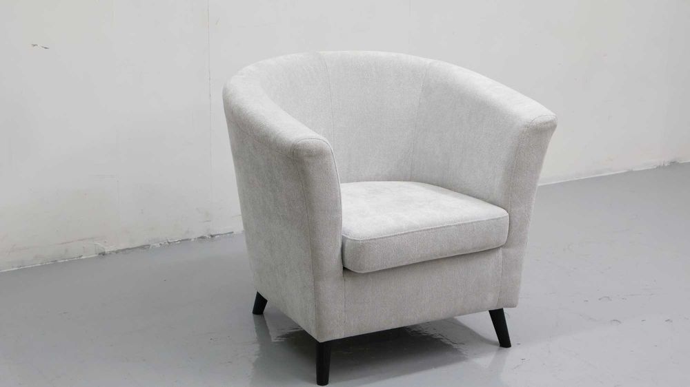 TEH WYGODNY FOTEL okazja szara tkanina