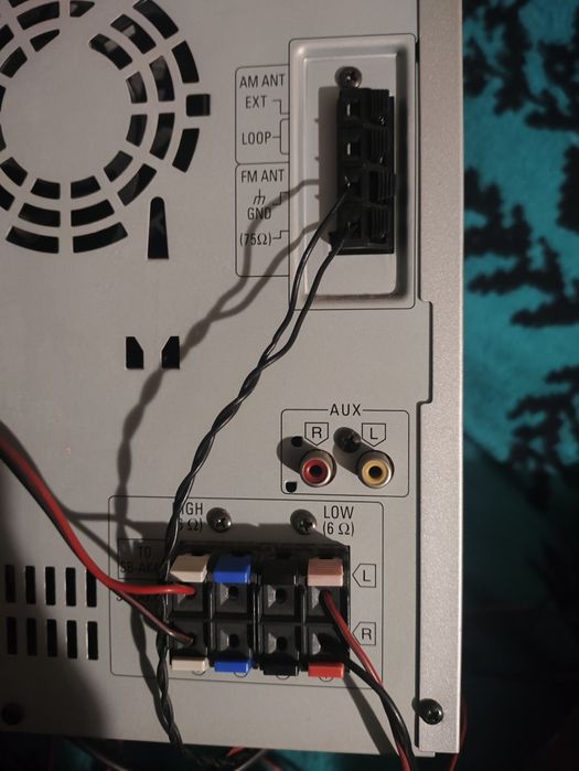 музикальний центр Panasonic SA-AK 410 + колонки aiwa sx-ns30