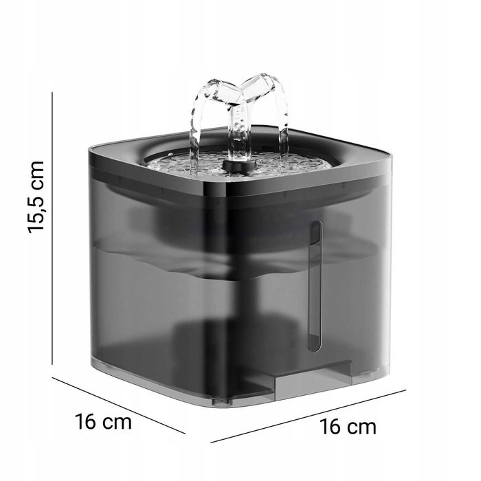 Poidełko automatyczne dla kota, psa, fontanna wodna, ciche, poidło