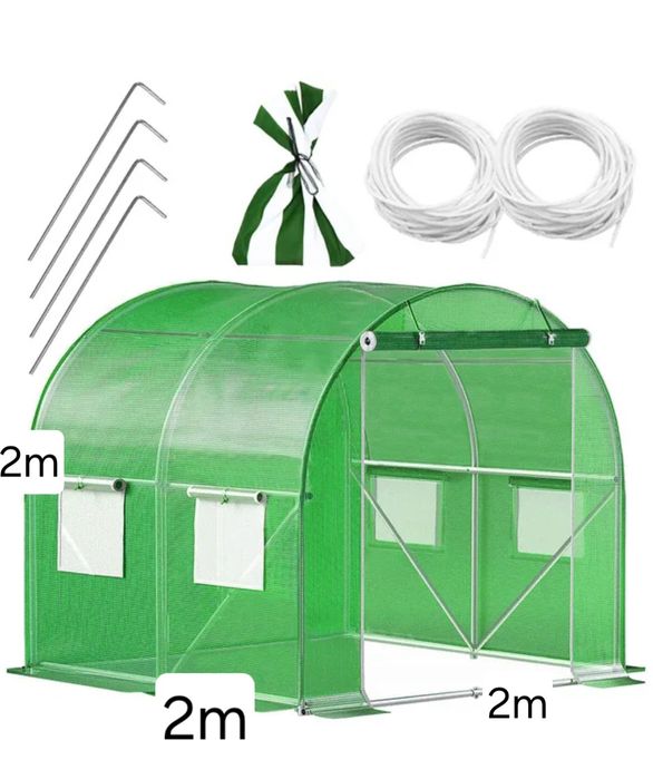 Tunel szklarnia foliowa ogrodowa nowa