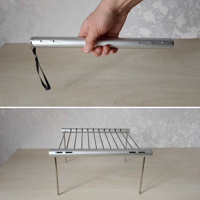 Мангал Гриль Портативний Міні Похідний Кишеньковий Решітка для Барбекю