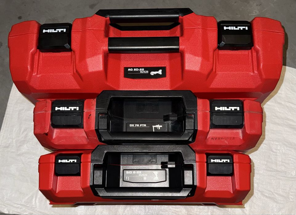 NOWA walizka Hilti - modele: SF 8M-22, SID 6-22, AG 5D-22, SC 4MR-22