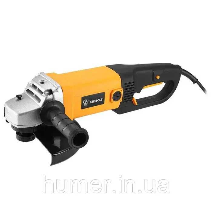 Кутова шліфувальна машина 230 мм болгарка DEKO 6400 об/хв, 2400 Вт