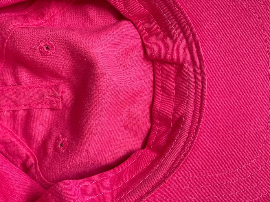 Benetton Czapka z daszkiem różowa pink rozm 54