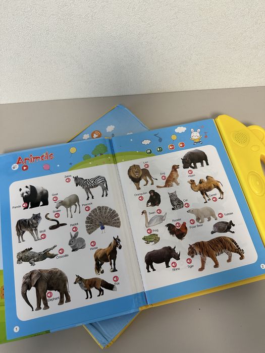Інтерактивна дитяча аудіокнига «English book»