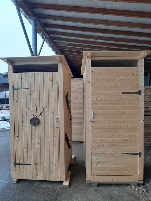 Туалет з вагонки можемо зробити на ваш смак