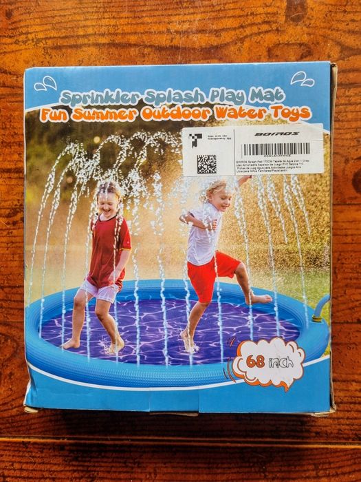 Tapete Splash aquático para crianças ou cães