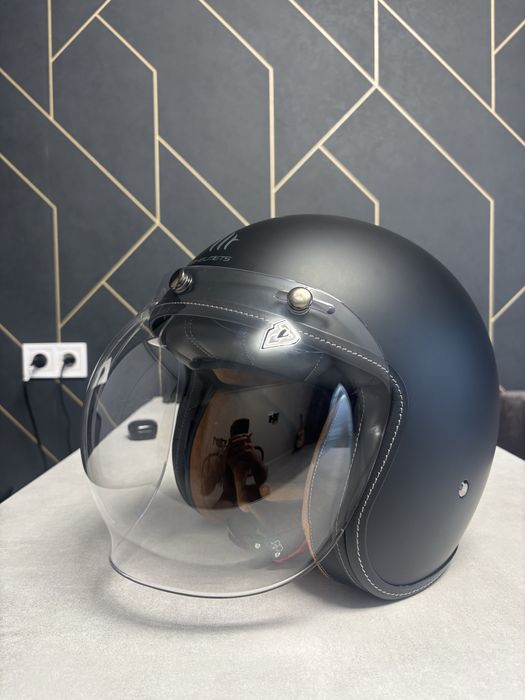 Бабл визор на шлем (bubble visor retro)