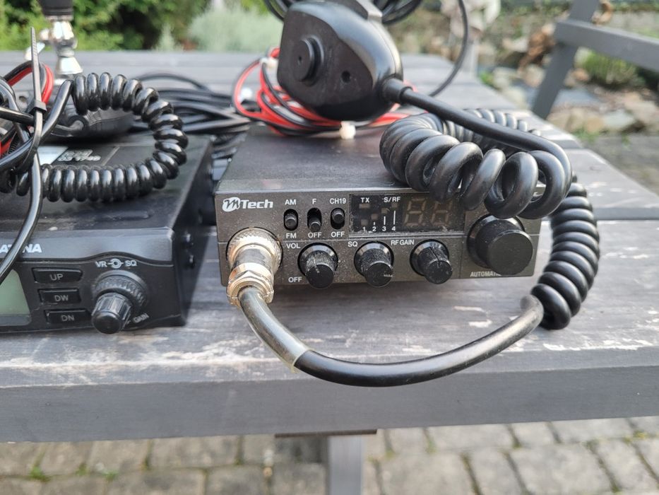 Radio CB M Tech Legend II 2 szt Lafayette Atena 1szt plus 2 anteny