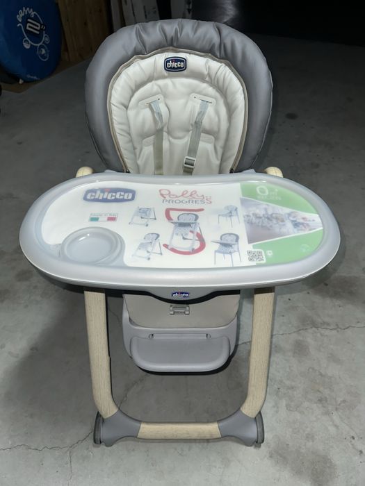 Cadeira chicco polly progress 5 edição  especial scandinavian wood