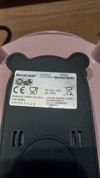 Urzadzenoe do wypieku mafinek, babeczek SilverCrest