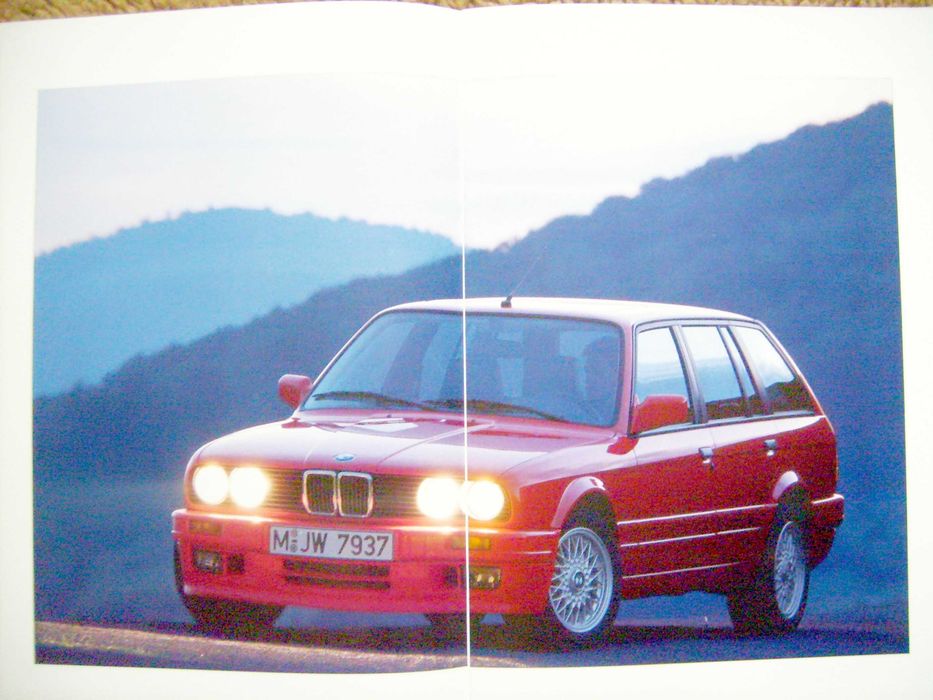 BMW 3 E30 Touring '91 / 318i 325i 324td / prospekt 38 str., stan BDB