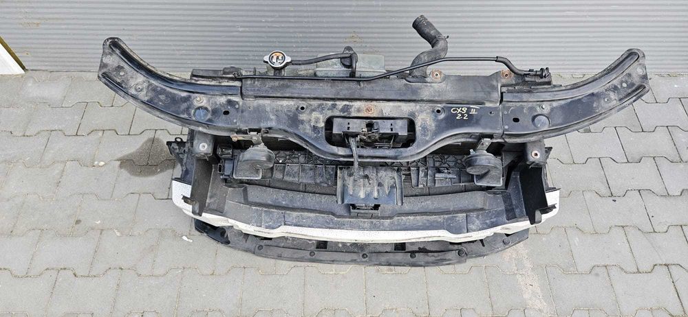 pas przód chłodnice radar belka Mazda CX9 II 16-22r 2.5 turbo