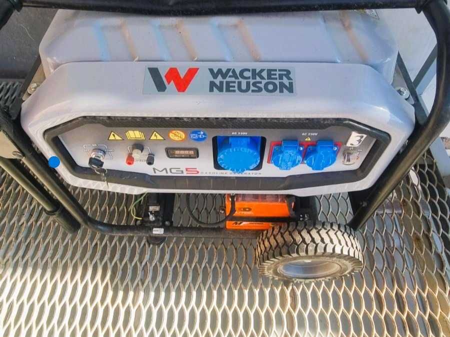 Генератор (виробник Німеччина) Wacker Neuson MG5 5–5.5 кВт, електростарт, 230V + кабель