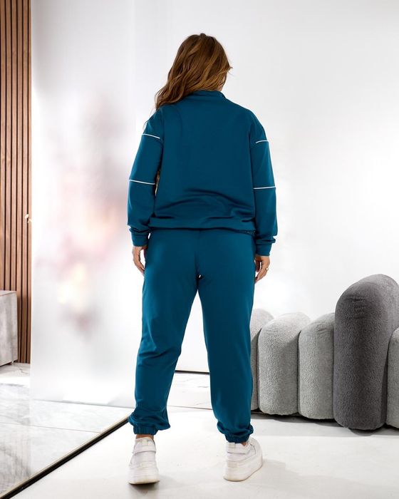 Жіночий демісезоний трикотажний спортивний костюм кофта худі штани